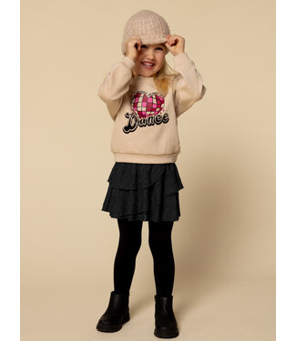 LOOXS Little Zwart rokje Lace Look