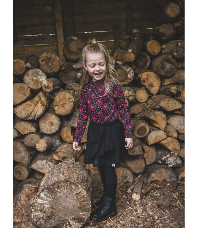 Zwart rokje Lace Look