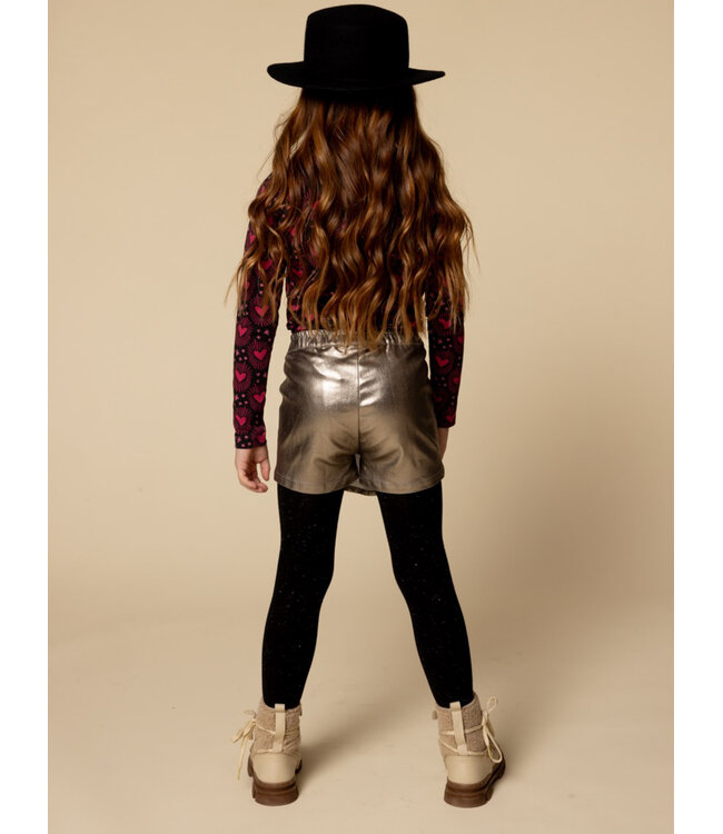 Skort Metallic Champagne