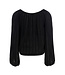 Blouse top Zwart Viscose