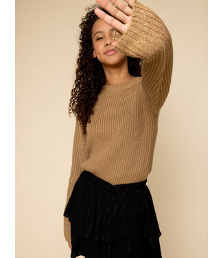 LOOXS 10sixteen Gebreide trui Viscose Gold