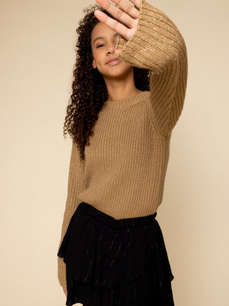 LOOXS 10sixteen Gebreide trui Viscose Gold