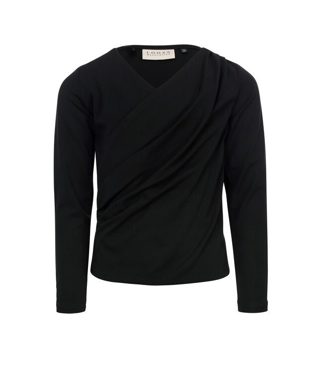 Fancy top Drapes Zwart