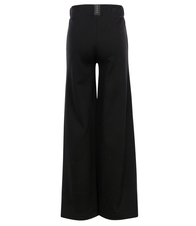 Wide leg sweat pants Black