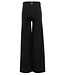 Wide leg sweat pants Black