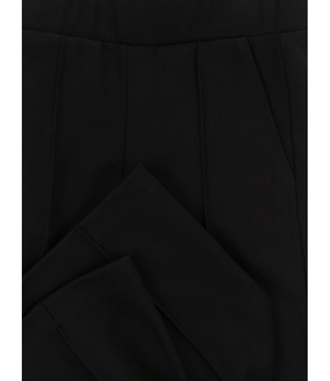 Wide leg sweat pants Black