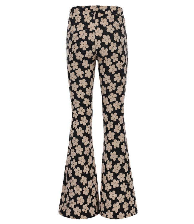 Flared broek Flowerfield Zwart