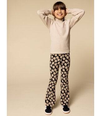 LOOXS Little Flared pants Flowerfield Black