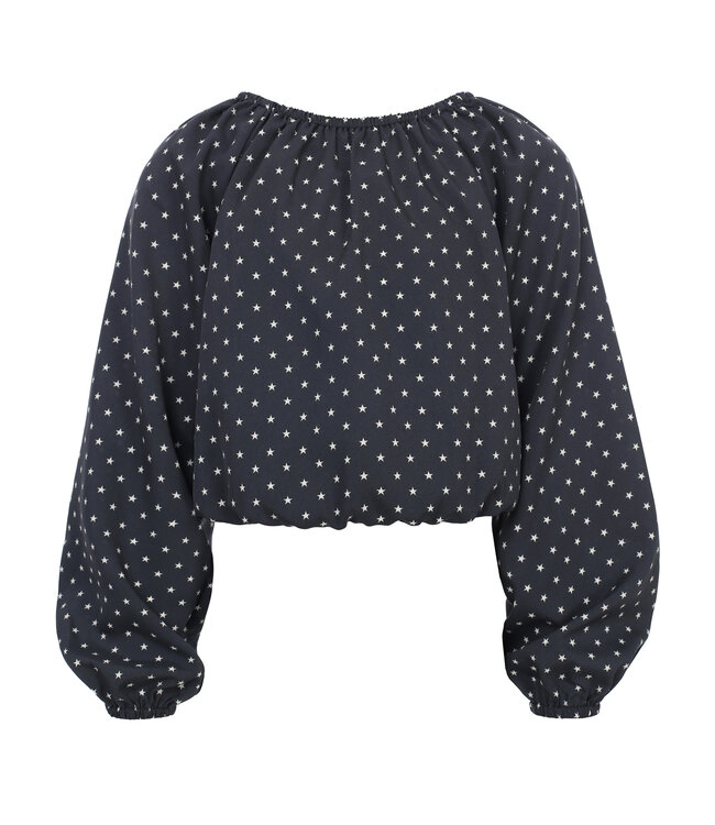 Blouse Bows Midnight Stars