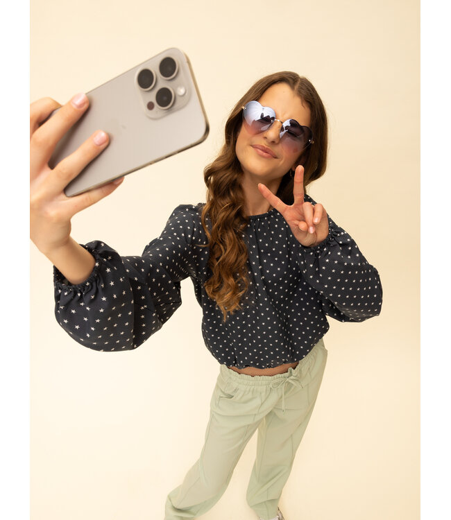 Blouse Strikjes Midnight Stars