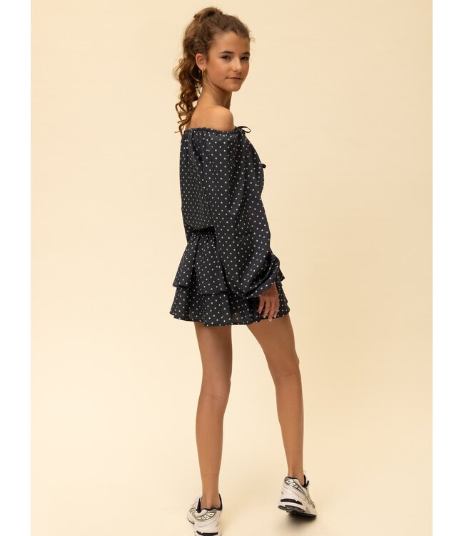 Bluse Muidnight Sternen und Schleifen