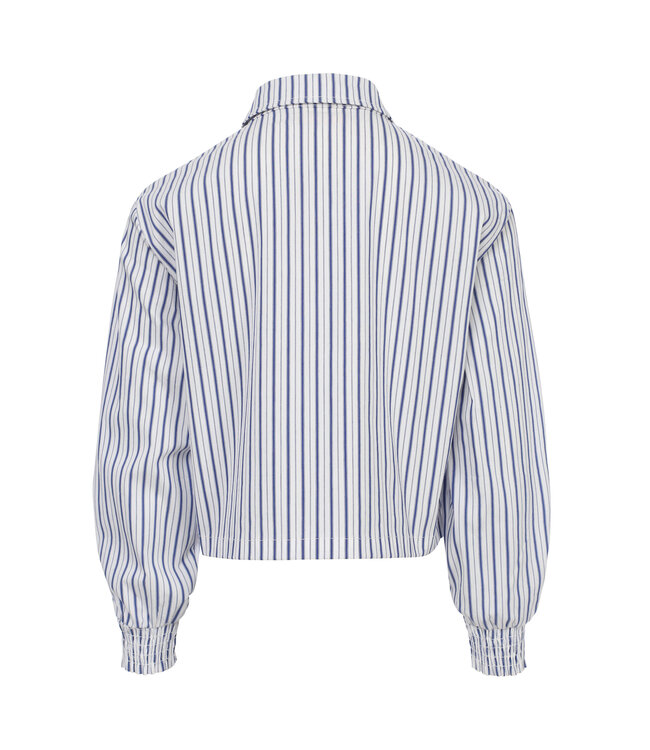 Blouse Gestreept Kobalt