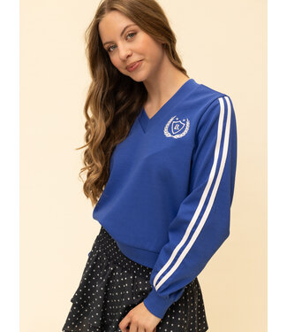 LOOXS 10sixteen Kobalt sweater V-hals