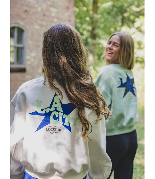 Sweater Wit L.A. City