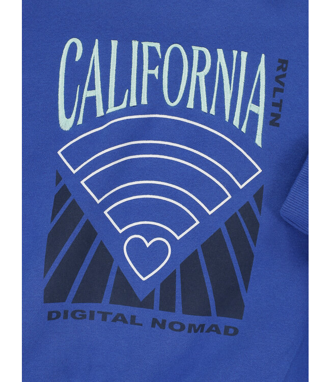 Kobaltblauer California-Pullover