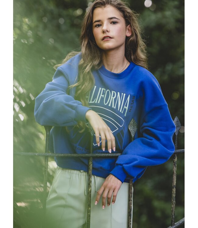 Kobaltblauer California-Pullover