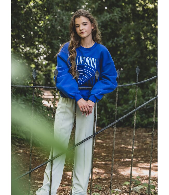 Kobaltblauer California-Pullover