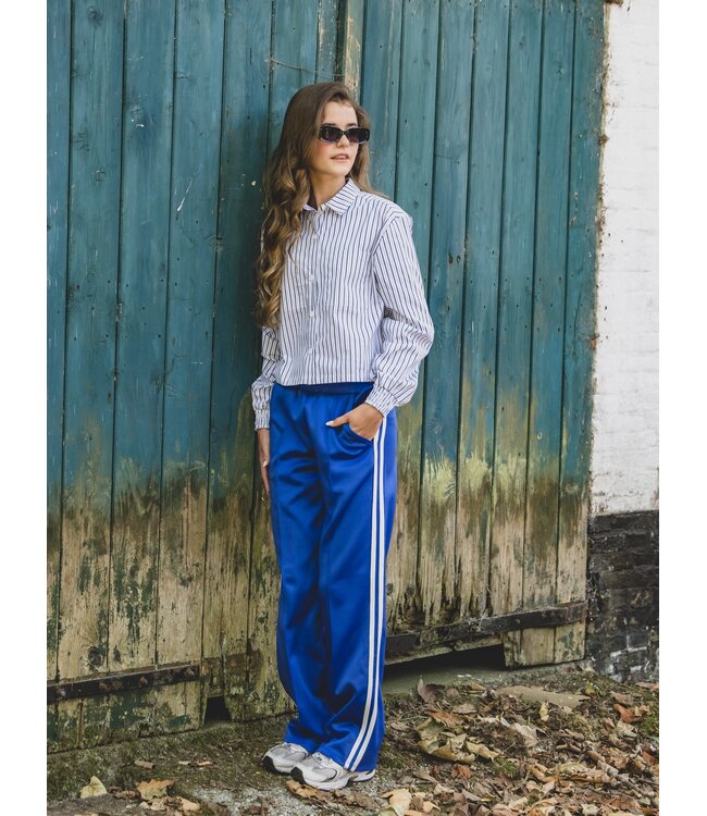 Sweat pants wide leg Cobalt