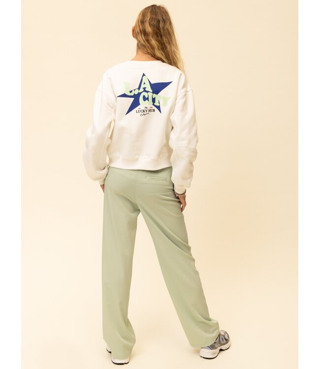 Sportliche Hose in Mint