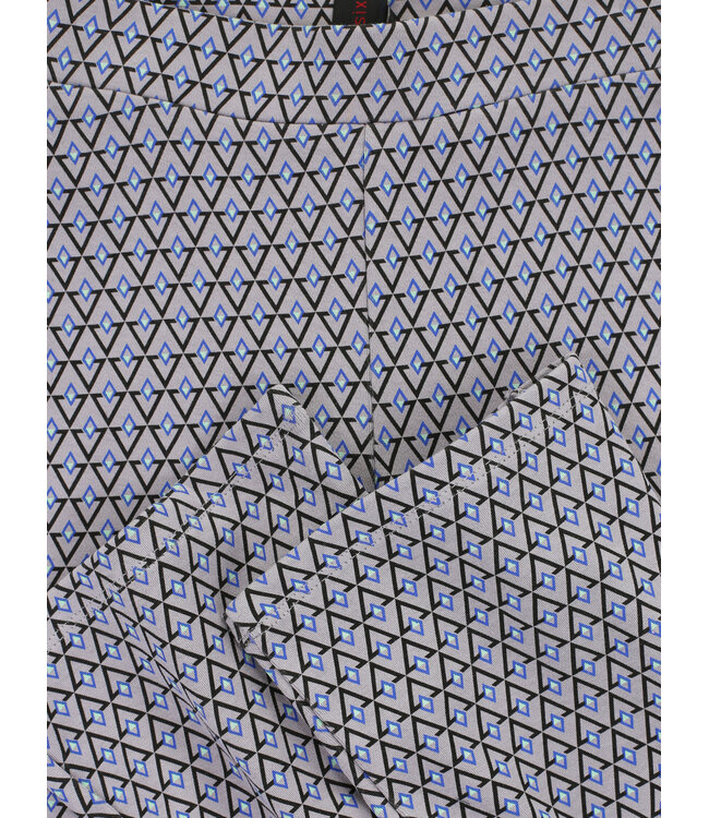 Flared sweat broek kobalt dessin