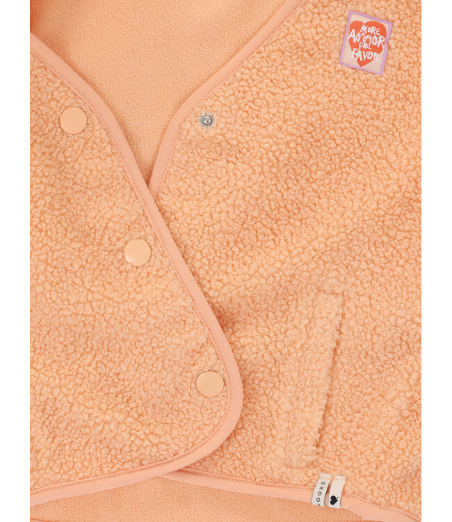 Oversized gilet Soft Apricot