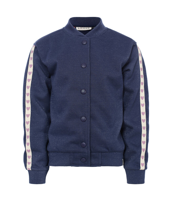 Baseballweste Blau Lurex