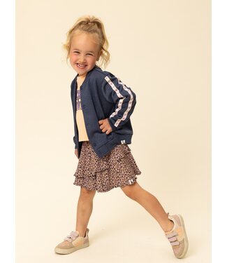 LOOXS Little Baseball cardigan Navy Lurex