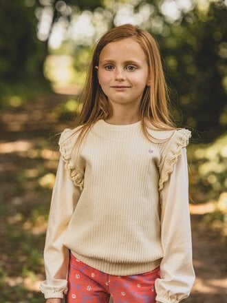 LOOXS Little Fancy Top Milk LOOXS Little Fancy Top Milk