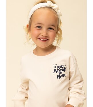 LOOXS Little Sweater Milk More Amor Por Favor