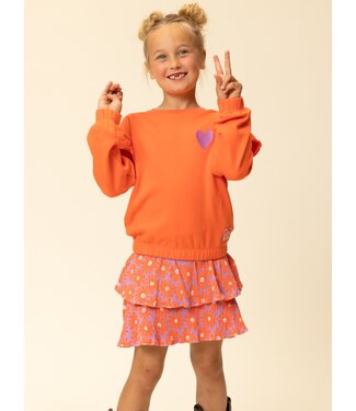 LOOXS Little Sweater Koraal Amor es la revolution