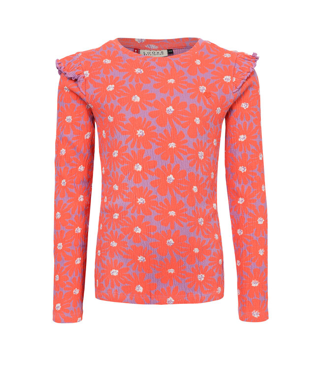 T-shirt jersey Koraal Floral Spring