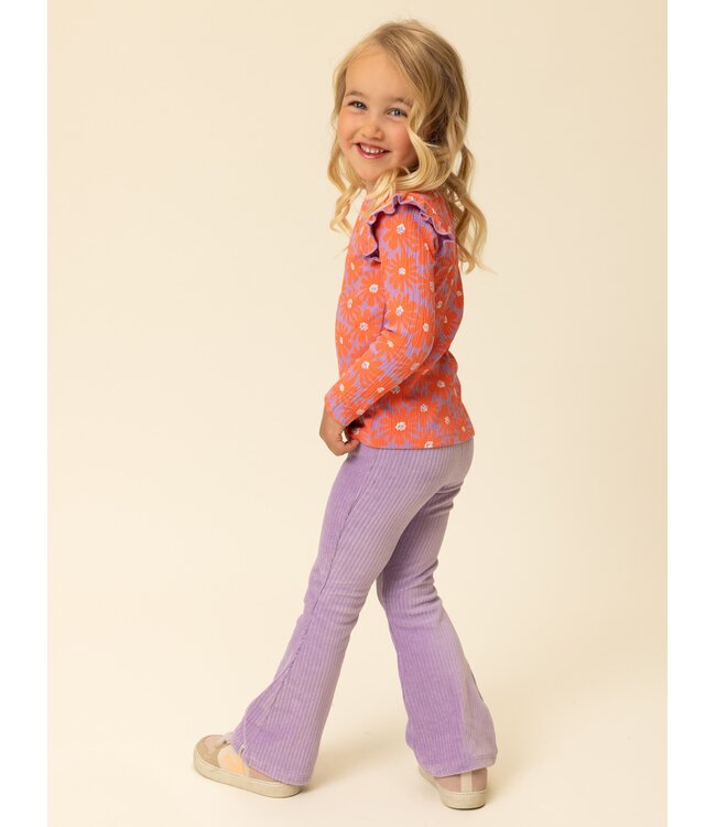 T-shirt jersey Koraal Floral Spring