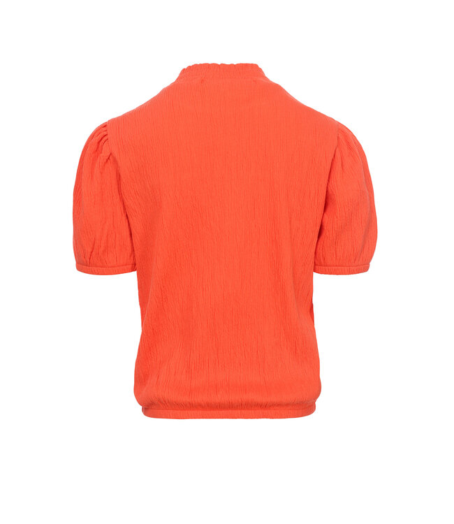 T-shirt Coral crincle  jersey