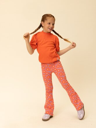 LOOXS Little T-shirt Coral crincle  jersey