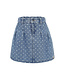 Pleated denim skirt Hearts