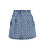 Pleated denim skirt Hearts