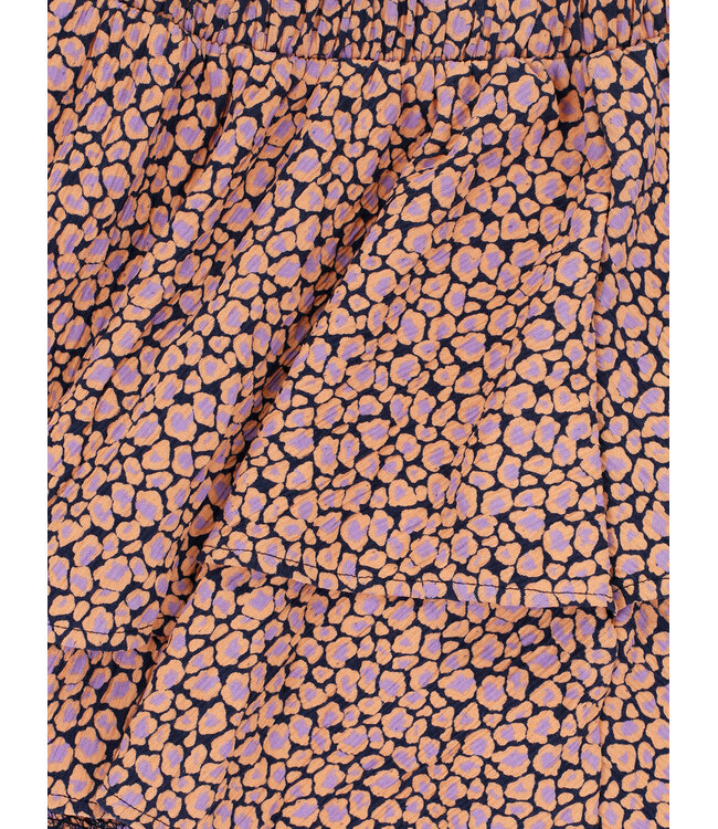 Jerseyrock crincle baumwolle Leopard print