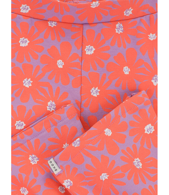 Schlaghosen Koralle Floral Spring