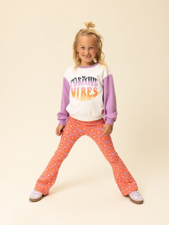 LOOXS Little Schlaghosen Koralle Floral Spring