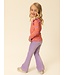Flared corduroy pants Lilac