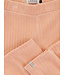 Flared corduroy broek Soft Apricot