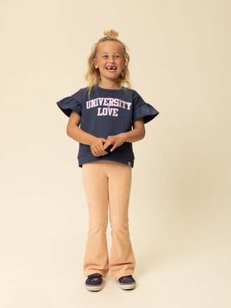 LOOXS Little Flared corduroy pants Soft Apricot