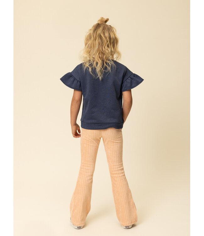 Flared corduroy pants Soft Apricot