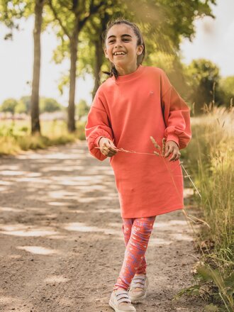 LOOXS Little Sweater dress Coral