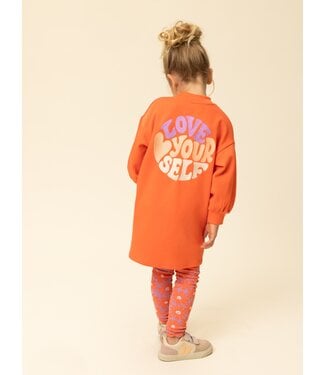 LOOXS Little Sweater jurk Koraal 