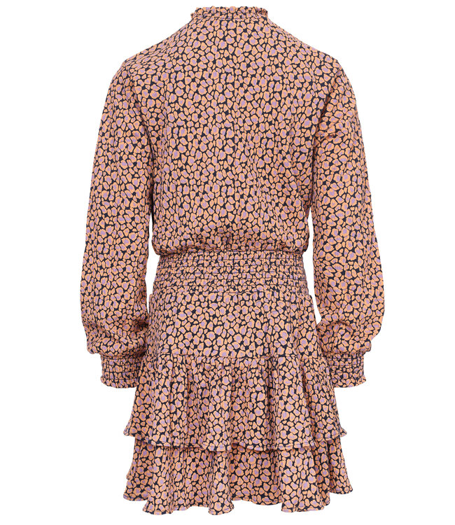 Jerseykleid Blauer Leopard