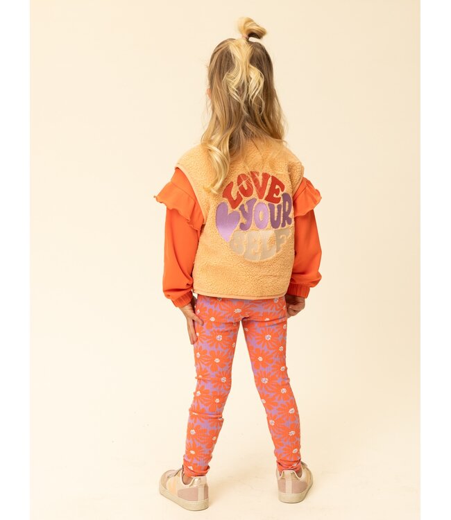 Legging jersey Coral Floral Spring