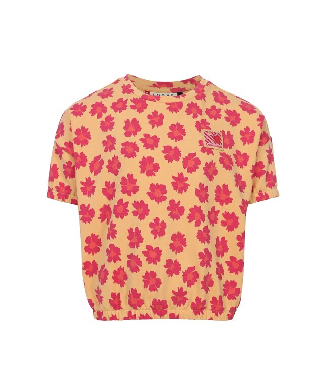 Sweater short sleeve wildflowers