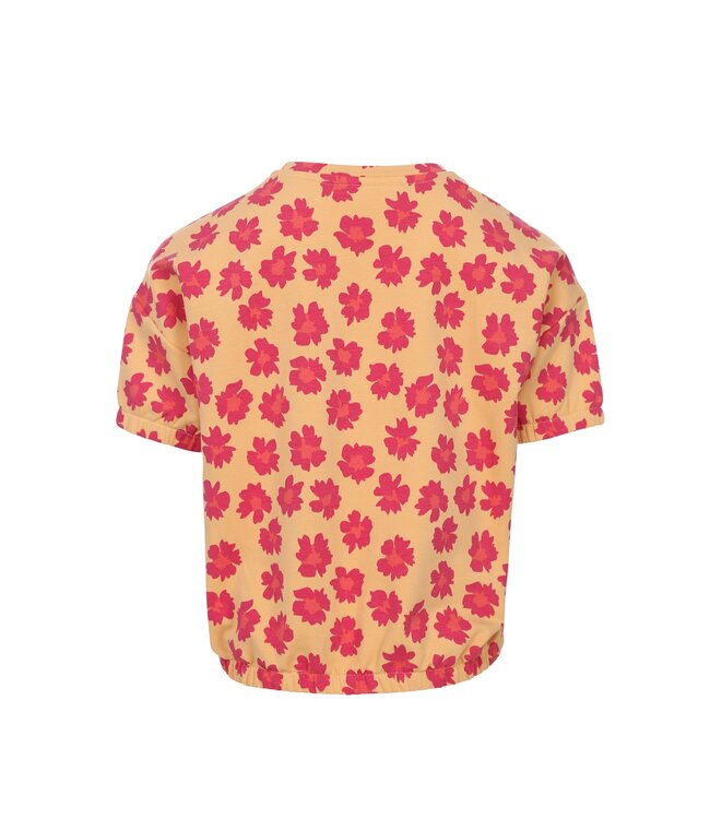 Sweater short sleeve wildflowers