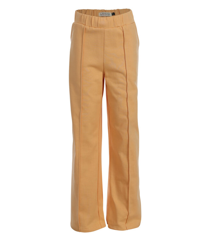 Wide leg sweat broekje Abricot Geel